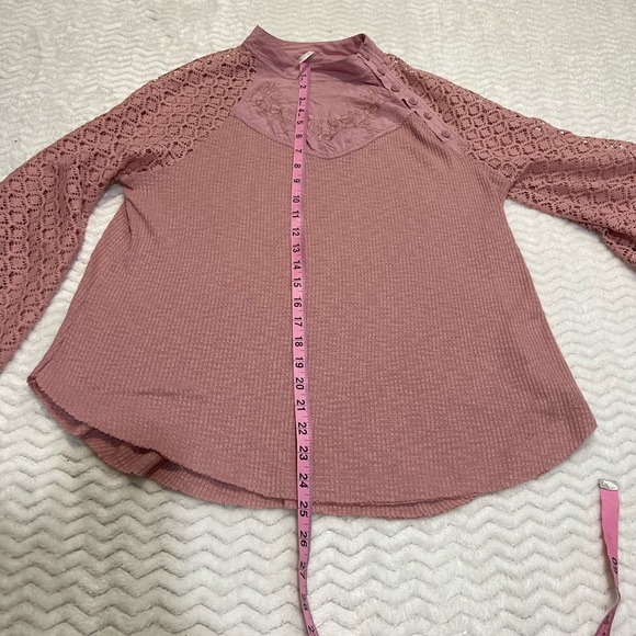 Free People Rose Sweetest Thing Thermal size m - Picture 10 of 14
